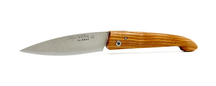 le Grat folding knife with ashwood handle