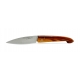 le Grat folding knife with plum wood handle