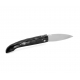 L'ariégeois folding knife with black horn handle