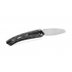 L'ariégeois folding knife with black horn handle