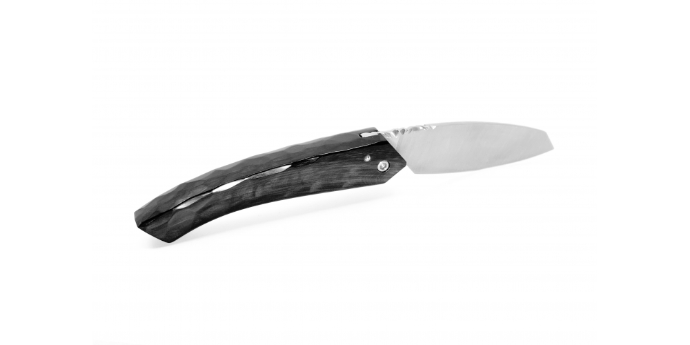 L'ariégeois folding knife with black horn handle