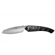 L'ariégeois folding knife with black horn handle