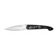 L'ariégeois folding knife with black horn handle